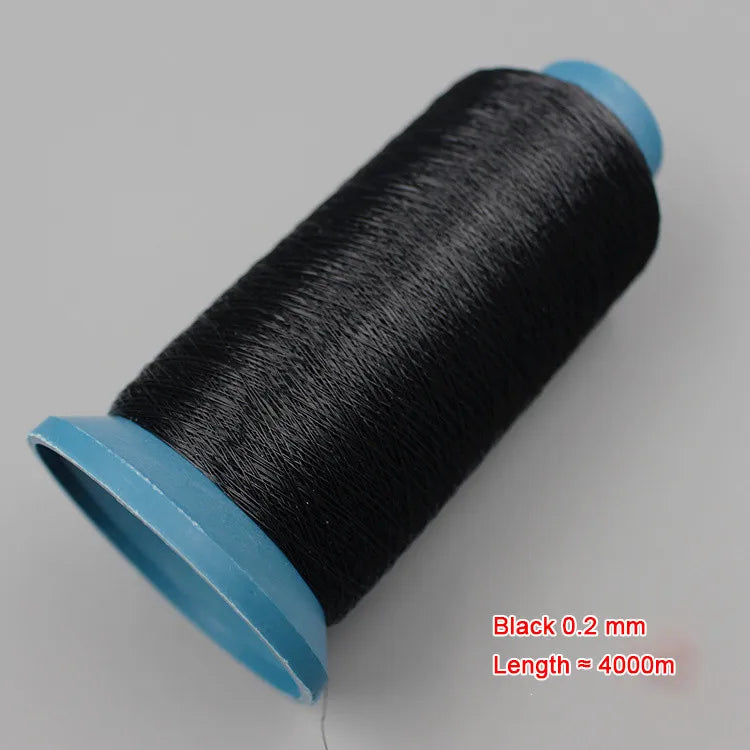 Invisible Nylon Sewing Thread – Transparent & Black | Appliqué, Labels & Blind Stitch | 4 Thickness Options