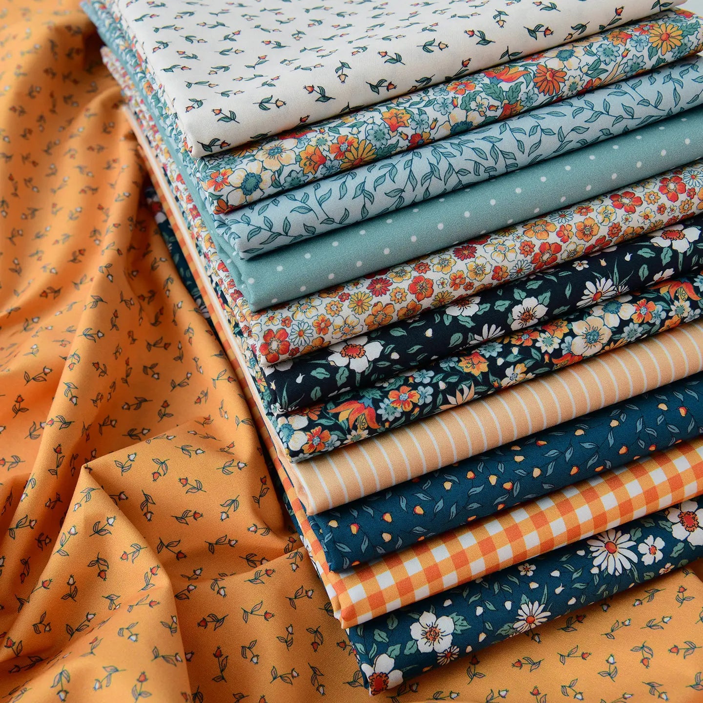 Printed Cotton Poplin Fabric By the Meter – Soft Breathable 100% Cotton for Quilting, Clothing & DIY