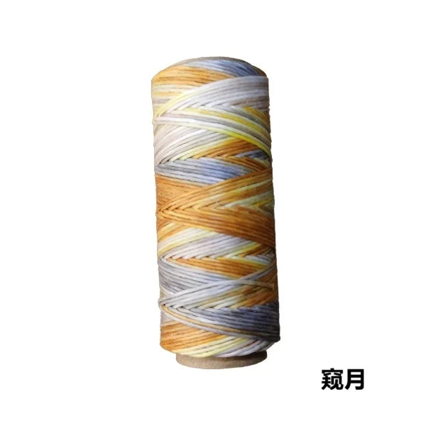 Round Waxed Polyester Thread – 0.6mm, 50m Spool | 41 Colors | Macramé, Jewelry Making & Leathercraft
