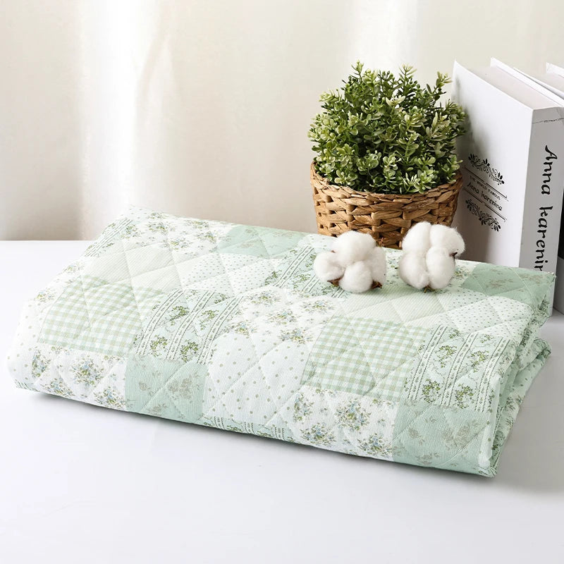 French Floral Quilted Cotton Fabric – 145cm Wide, Winter Jacket & Quilt Fabric