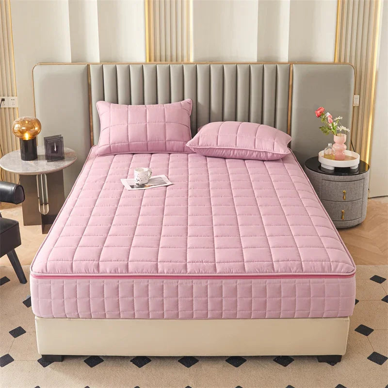 6-Sided Zippered Mattress Protector – Quilted, Multiple Sizes