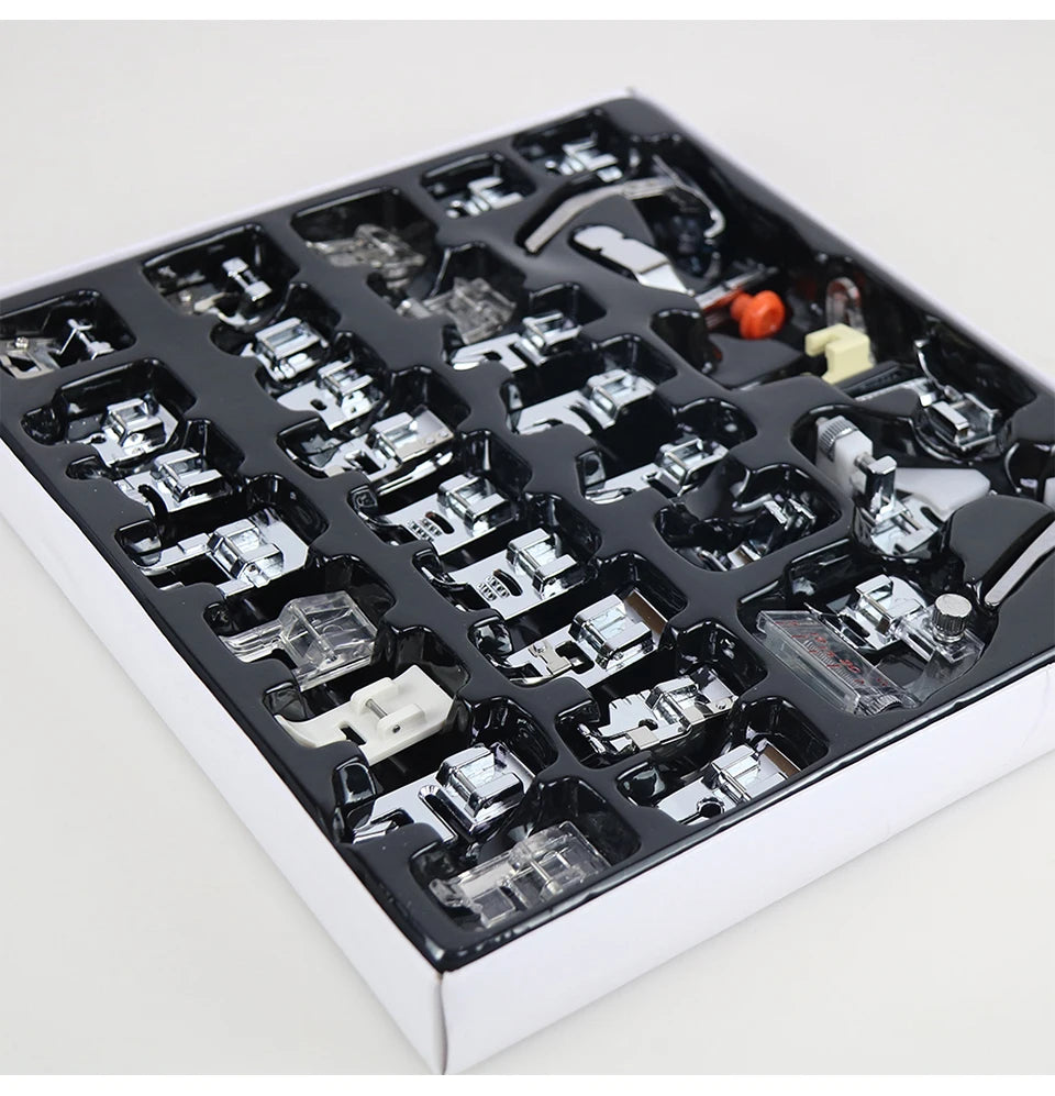 Sewing Machine Presser Foot Kit – 32 to 72 Pieces, Fits Brother, Singer, Janome & More