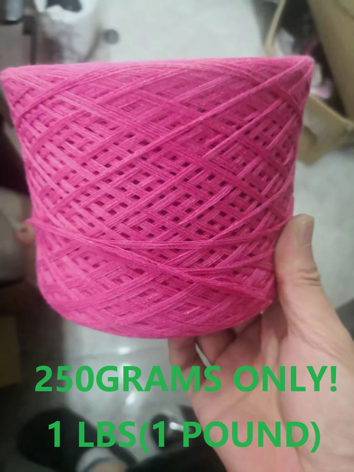 Cotton Yarn Thread for Knitting, Non-Bleached, Raw Algodon Line, Baby, Children's DIY, Handknitting, Scarf Sweaters, 500g/Ball