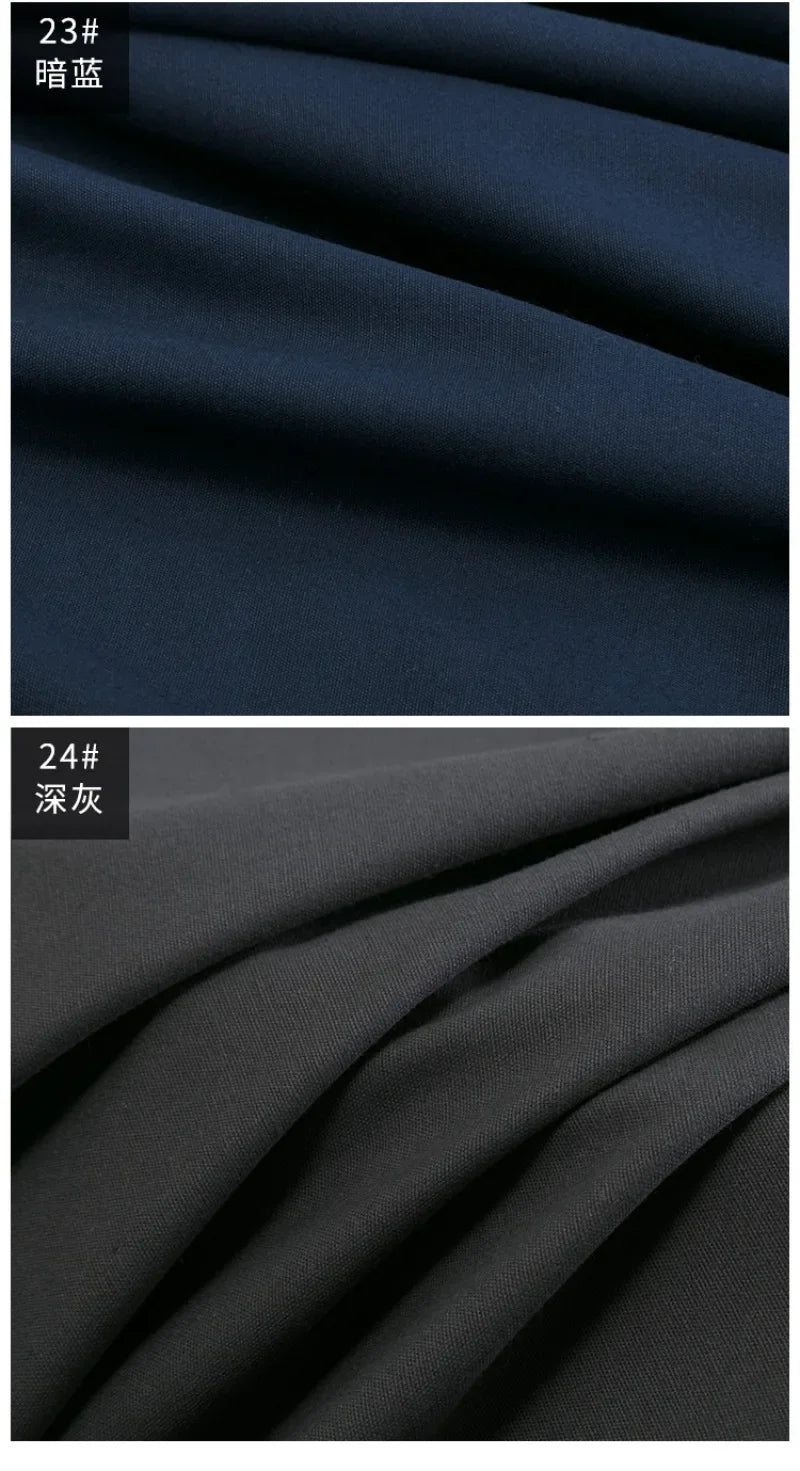 Solid Color 100% Cotton Canvas Fabric – 145cm Wide, Sold by 50cm – For Bags, Upholstery, Quilting & Home Décor