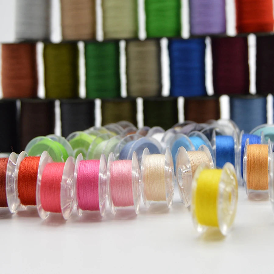 64-Roll Sewing Thread Kit with Scissors, Needles, Crochet Hook & Tape Measure