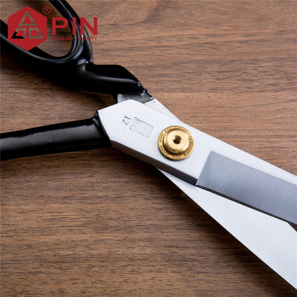 12-Inch Heavy-Duty Forged Stainless Steel Tailor Scissors – Professional Fabric Shears for Denim, Leather & Canvas