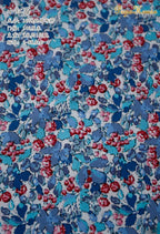 145cm Floral Cotton Poplin Fabric, 50cm Piece