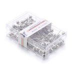 100-Piece Color Ball Head Sewing Pins — Stainless Steel Quilting & Fabric Pins