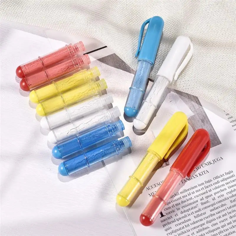 Pen-Shaped Chalk Fabric Marking Pencils – Erasable Tailor Chalk for Sewing, Quilting & Patchwork