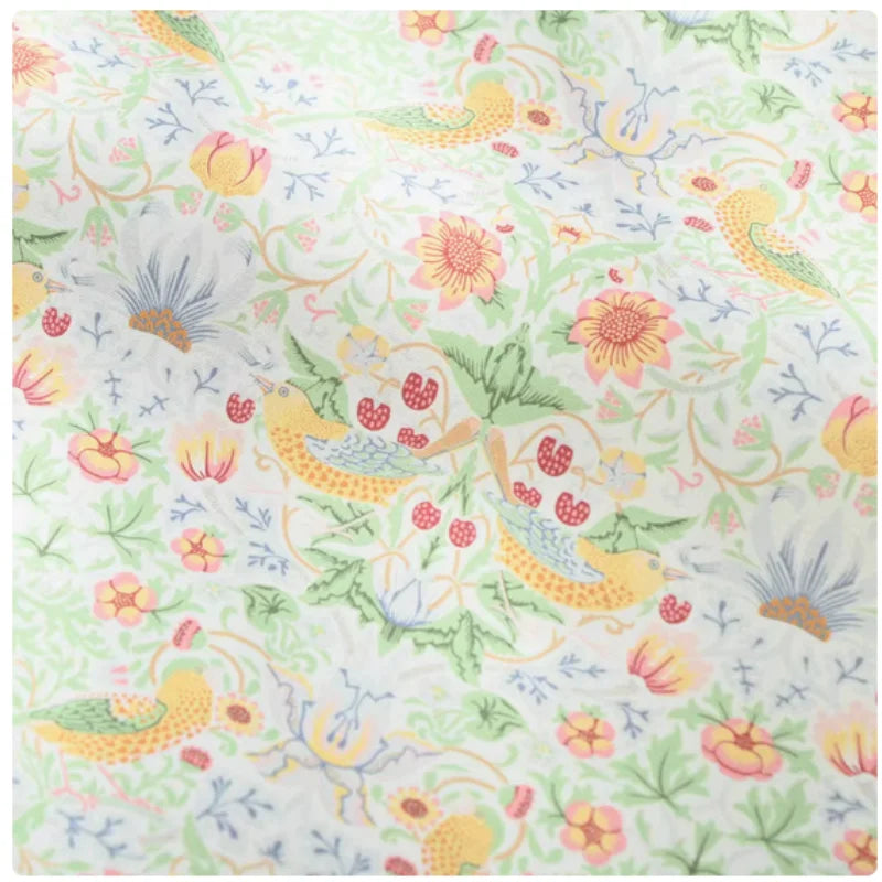 Fabric - 40 Precut Strips (6.35 X 49.78 cm) for Quilting And Sewing, 20 Floral Prints Assortment, 100% Material,