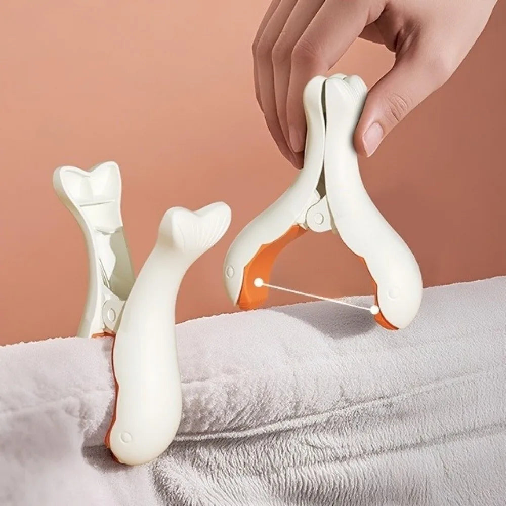 Clips de tela con forma de pez para bastidores de bordado y acolchado