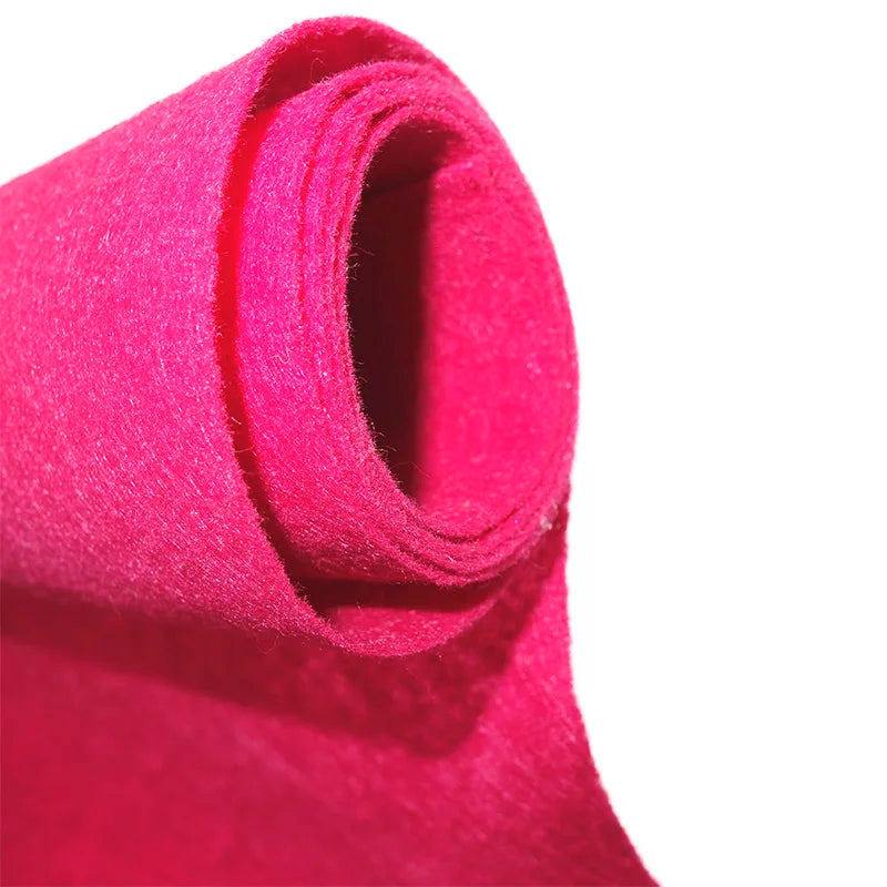 Felt Fabric Non-Woven Sheet – 1mm Thick, 85cm Wide, 100% Polyester – Sold by the Meter for Dolls, Crafts & DIY Sewing