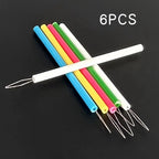 6PCS Herramientas Esenciales de Enhebrado para Coser - Herramientas de Enhebrado Sencillas para Máquinas de Coser, Manualidades, Asistentes Convenientes para Personas Mayores
