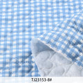 Pure Cotton Grid Quilted Fabric — Anti-Static, High-Absorbency | 0.5, 1 & 2 Yard Cuts