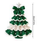 DIY Crochet Christmas Tree Kit – Yarn, Hook & Beads Included