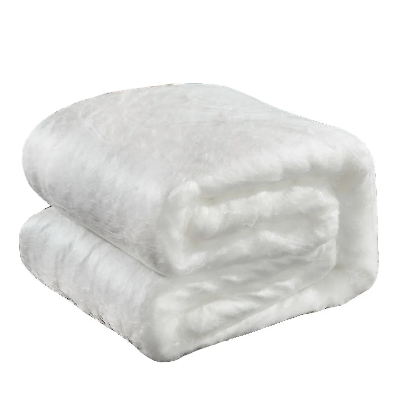 100% Natural Mulberry Silk Comforter — All-Season Quilted Blanket