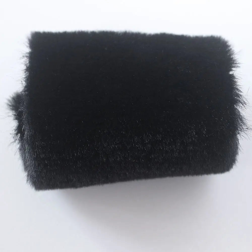 Soft Faux Fur Plush Fabric – 100% Polyester, 165cm Wide – For Apparel, Toys, Quilting & Winter Crafts