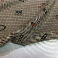 Mini Check Plaid Suiting Fabric – Polyester Cotton Blend