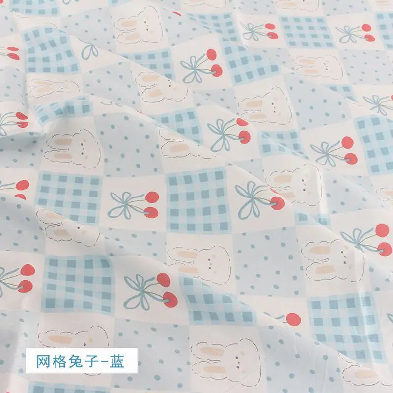 Pure Cotton AB Face Fabric – Cartoon Printed for Baby & Children's Clothing, Bedding & Quilting