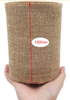 Natural Burlap Jute Ribbon Roll – 8 Widths & 2 Lengths | Gift Wrapping, Crafts, Wedding & Home Décor