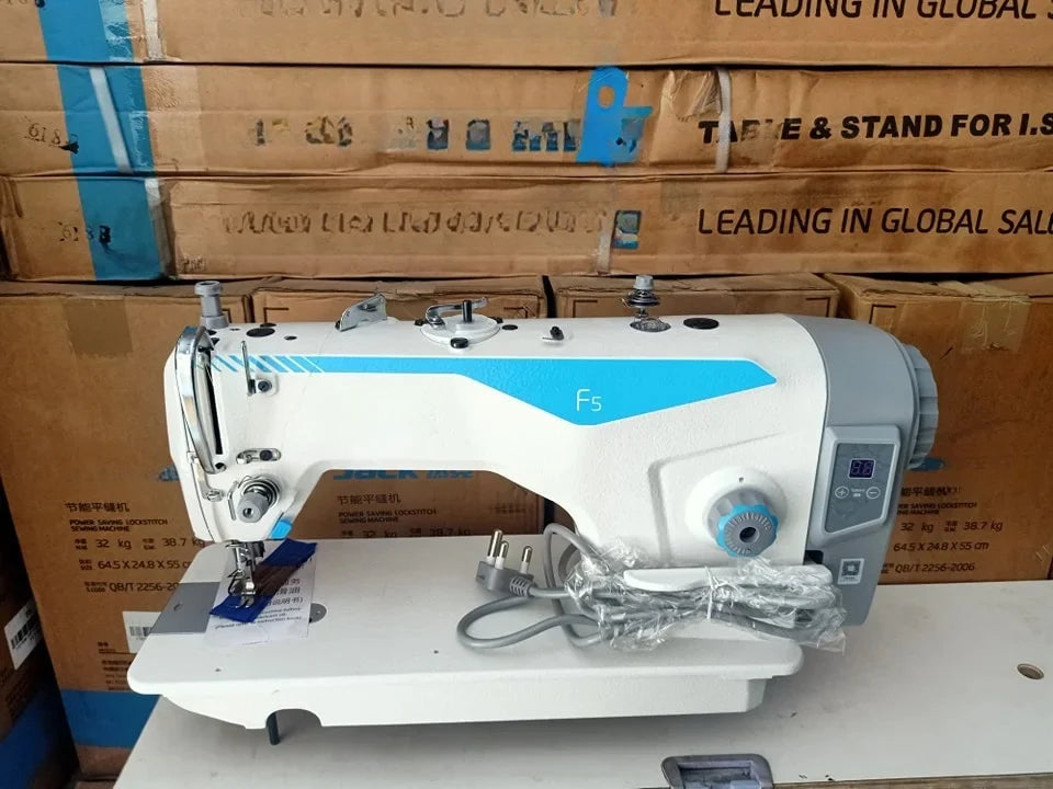 Jack F5 Direct Drive Flat Stitch Industrial Sewing Machine with Computer Table