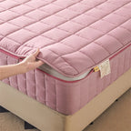 6-Sided Zippered Mattress Protector – Quilted, Multiple Sizes