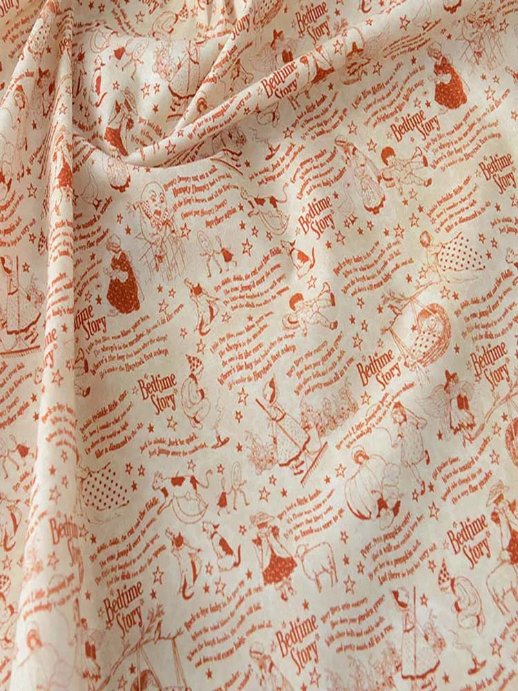 Vintage Newspaper & Map Print Cotton Fabric – Digital Print, 110cm Wide | Quilting, Sewing & DIY