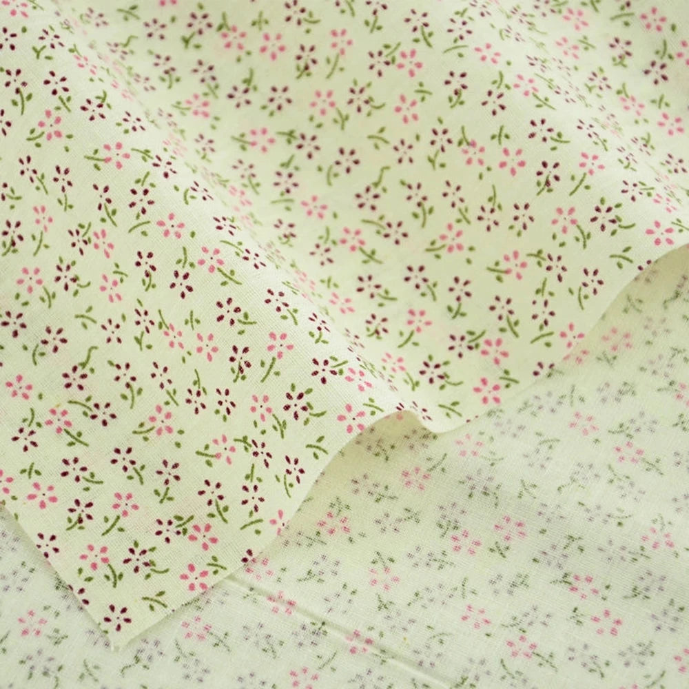 Fabric - 40 Precut Strips (6.35 X 49.78 cm) for Quilting And Sewing, 20 Floral Prints Assortment, 100% Material,