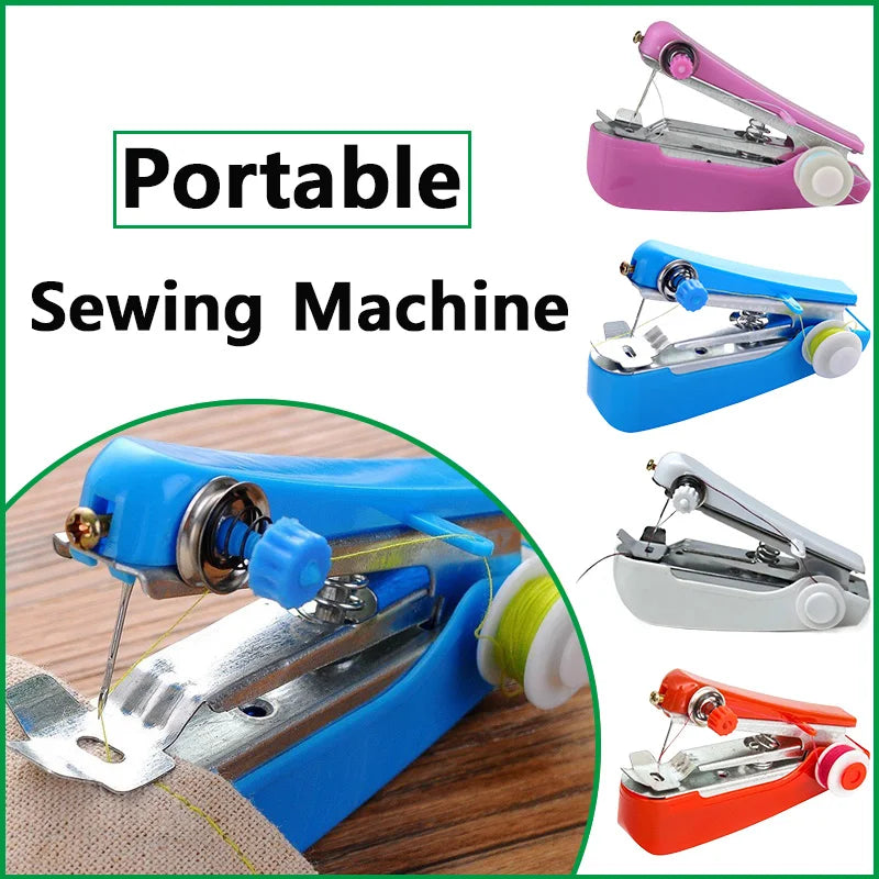 Handheld Mini Sewing Machine – Portable, Manual, 4 Colors