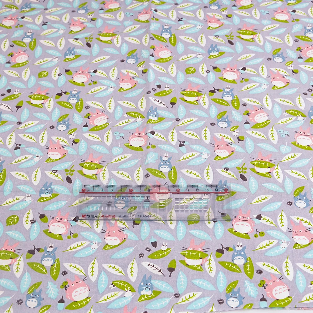 Cartoon & Floral Cotton Fabric Fat Eighths - 20x25cm Patchwork Fabric