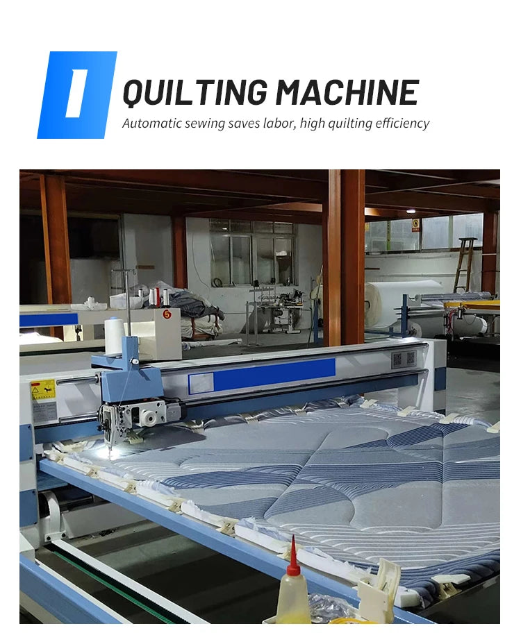 Energy-Efficient Digital Longarm Quilting Machine