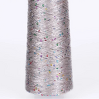 500G Hilo Fantasía de Lentejuelas Brillantes – Para Tejer a Mano y Ganchillo | Lentejuela de 3mm | 25 Colores