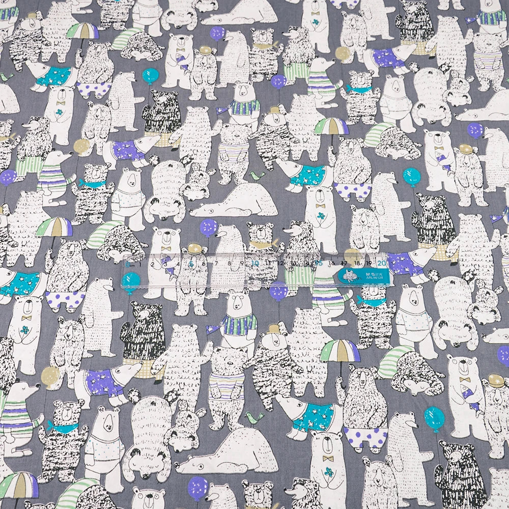 Cartoon & Floral Cotton Fabric Fat Eighths - 20x25cm Patchwork Fabric