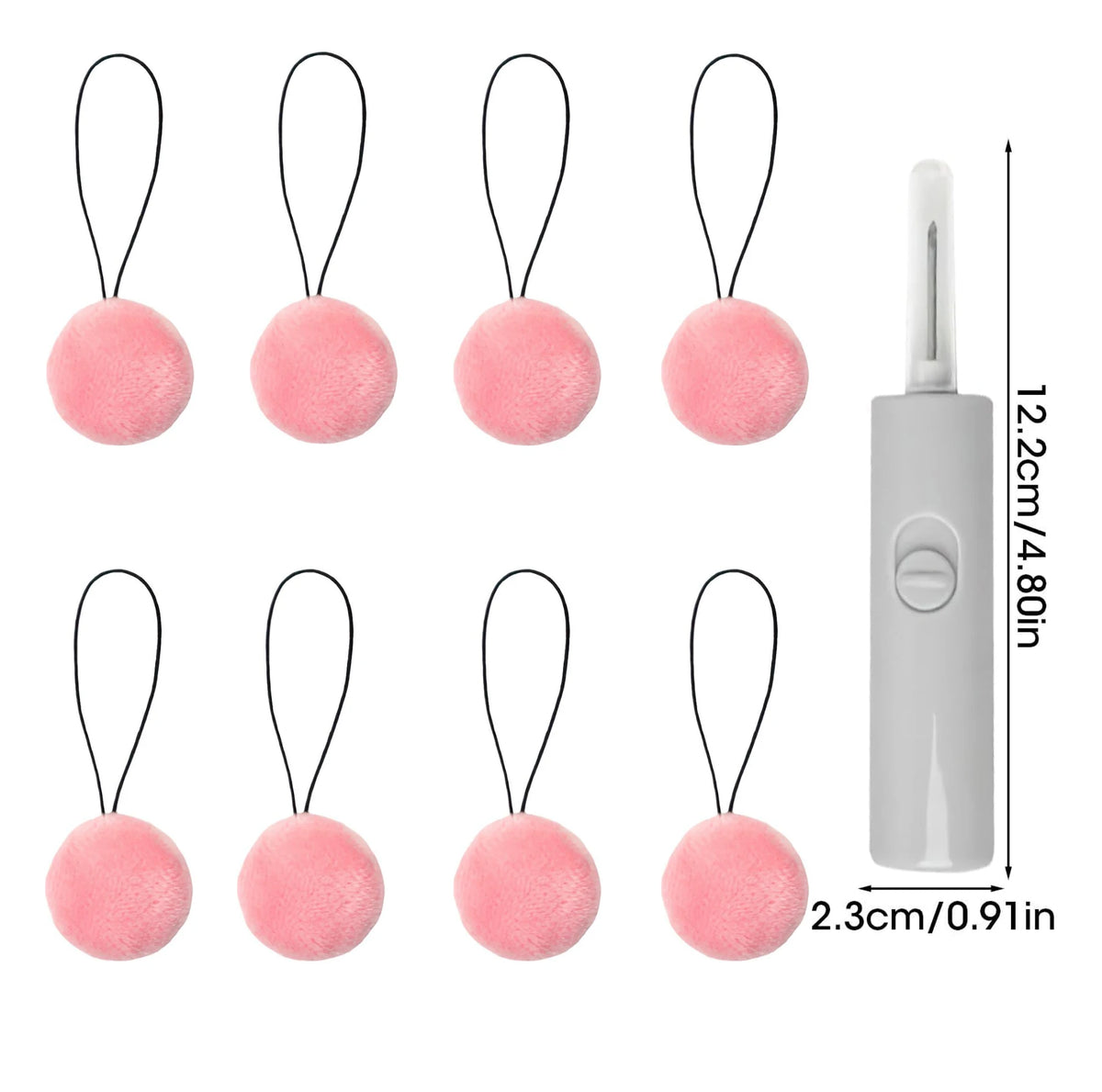 Clips para sujetar edredones y colchas – Paquete de 8 con gancho, estilos de corazón y redondos