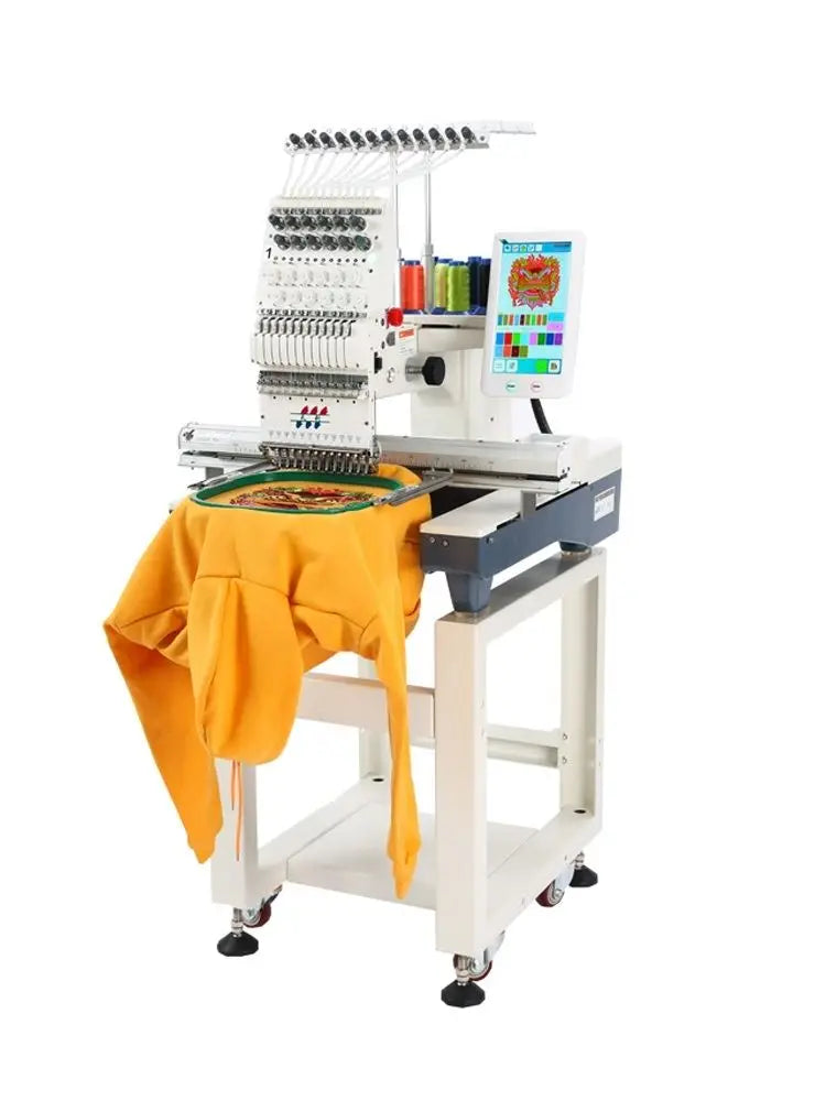 Boutique Commercial Embroidery Machine – 9/12 Needle, Multiple Hoop Sizes, Electric Benchtop