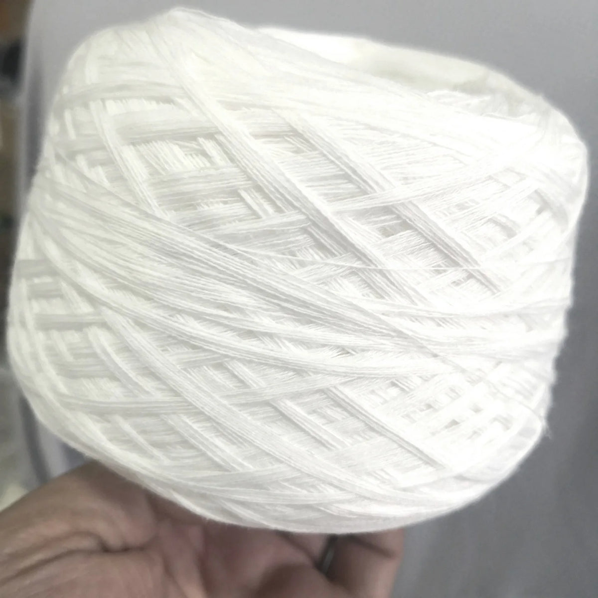 Cotton Yarn Thread for Knitting, Non-Bleached, Raw Algodon Line, Baby, Children's DIY, Handknitting, Scarf Sweaters, 500g/Ball