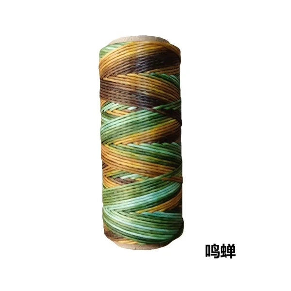 Round Waxed Polyester Thread – 0.6mm, 50m Spool | 41 Colors | Macramé, Jewelry Making & Leathercraft