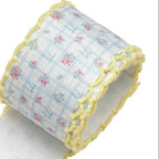 Moonstitched-Edge Printed Grosgrain Ribbon – 50-Yard Roll