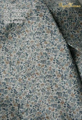 145cm Floral Cotton Poplin Fabric, 50cm Piece