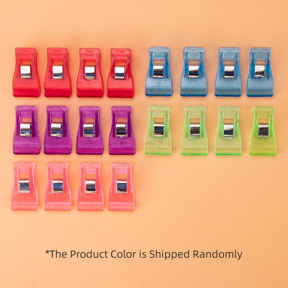 QJH Premium Sewing Clips – ABS Plastic | Assorted Colors | 4 Pack Sizes