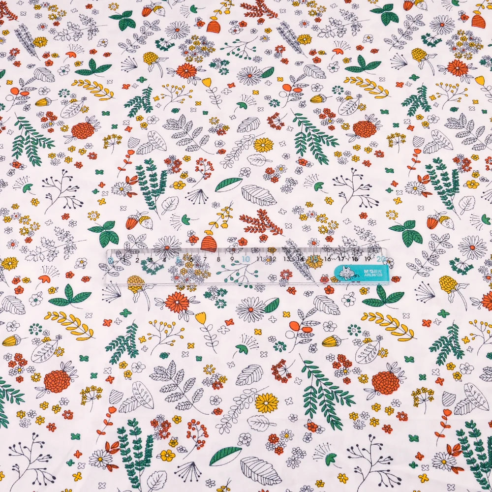 Cartoon & Floral Cotton Fabric Fat Eighths - 20x25cm Patchwork Fabric