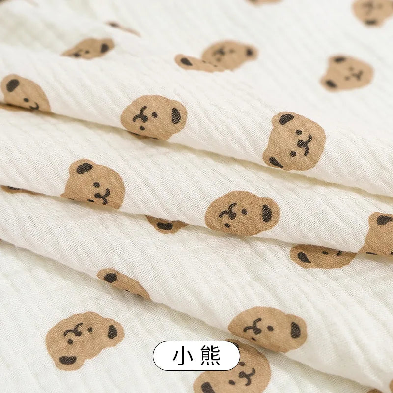 Double Gauze Cotton Fabric – Printed 132cm Wide | Baby, Quilting & Home Sewing