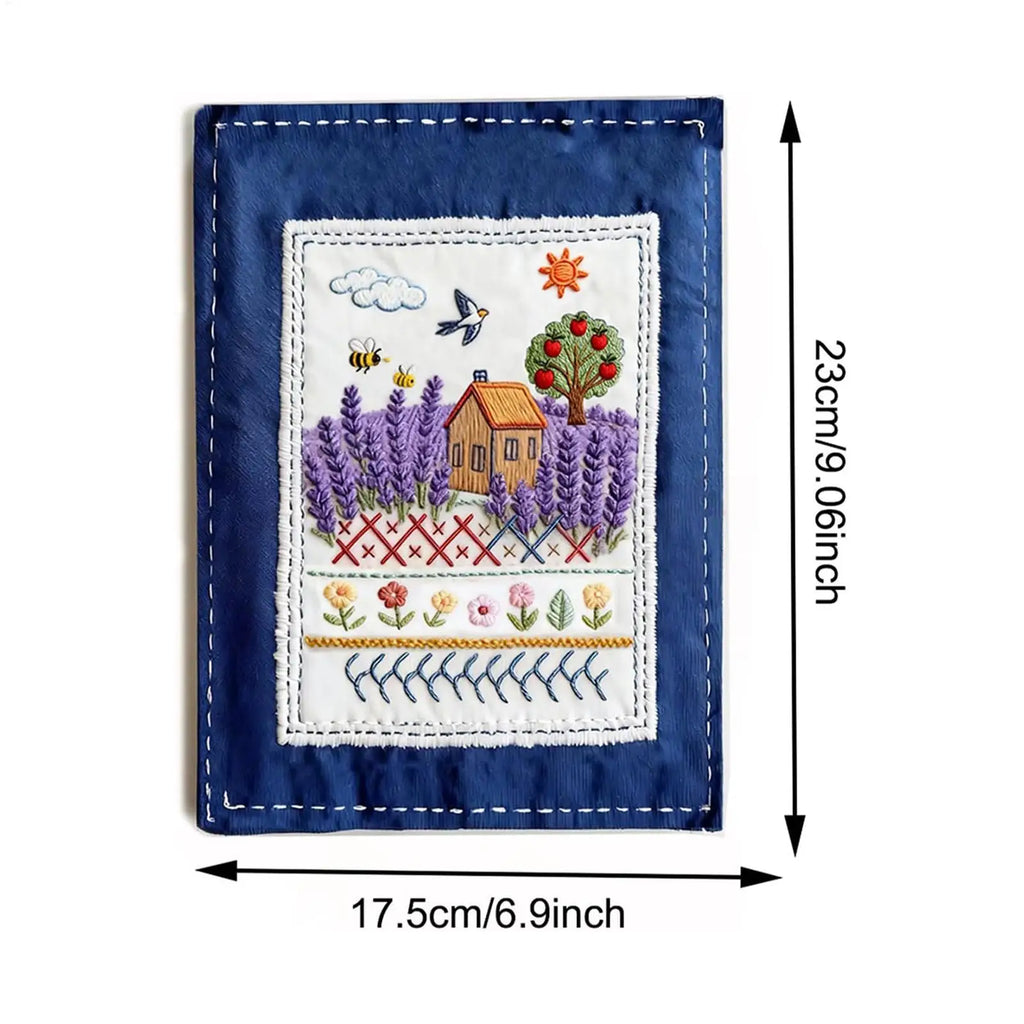 Embroidery Book for Beginners — 90+ Patterns with Reusable Fabric