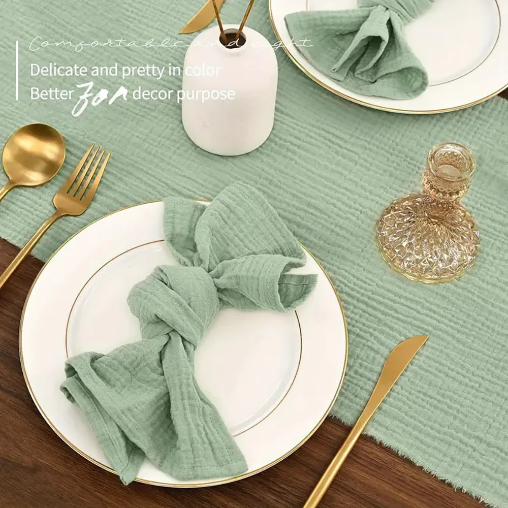 Double Gauze Cotton Muslin Fabric – 140cm Wide | Soft & Breathable for Quilting, Dresses & DIY
