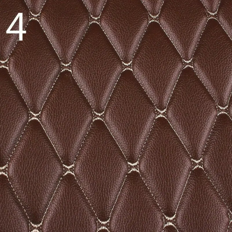 Foam Quilted Faux Leather Fabric – Waterproof & Wear-Resistant | 100×158 cm per Piece