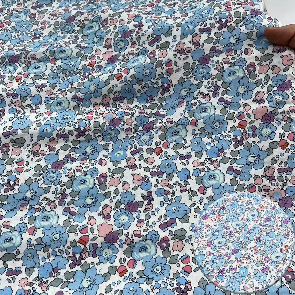 Fabric - 40 Precut Strips (6.35 X 49.78 cm) for Quilting And Sewing, 20 Floral Prints Assortment, 100% Material,