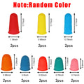 16 protectores de dedos de silicona para acolchar, coser y bordar
