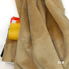 Tela de felpa de imitación de piel de 5 mm – Pelo suave, 45x50cm, 30 colores