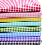 Precut Cotton Fabric Squares – Grid & Checkered Prints | 25×25cm or 50×50cm | Quilting & Patchwork