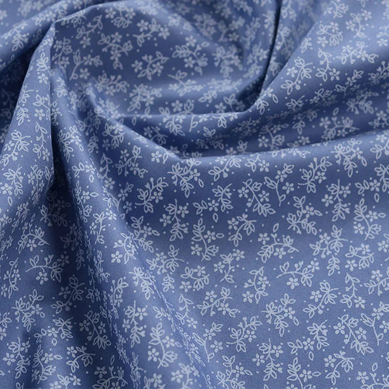 Floral Printed 100% Cotton Twill Fabric – 63" Wide, Sold by the Half Meter | Quilts, Bedding & DIY Sewing